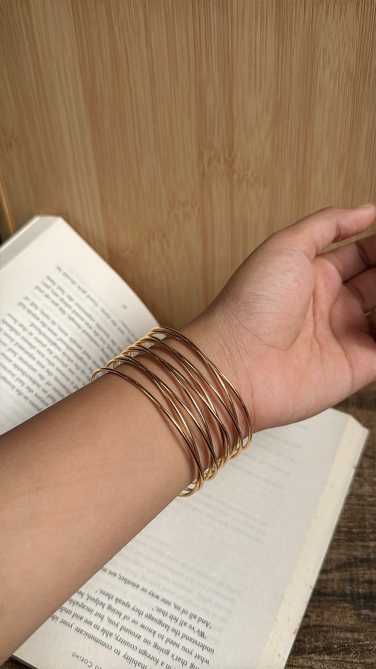 Aurora stack bangle