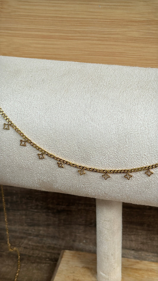 Star charms wait chain