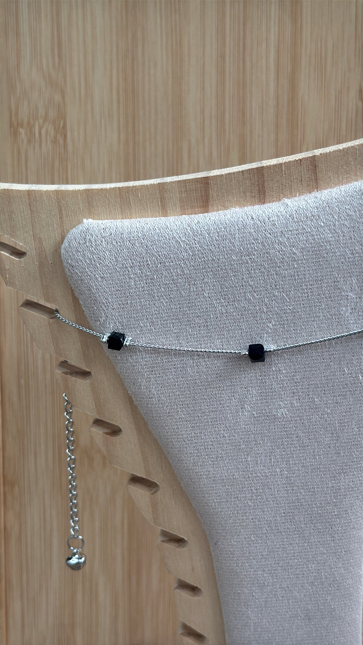Silver anklet