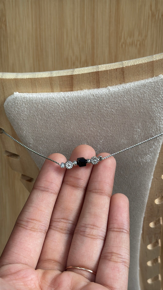Silver anklet