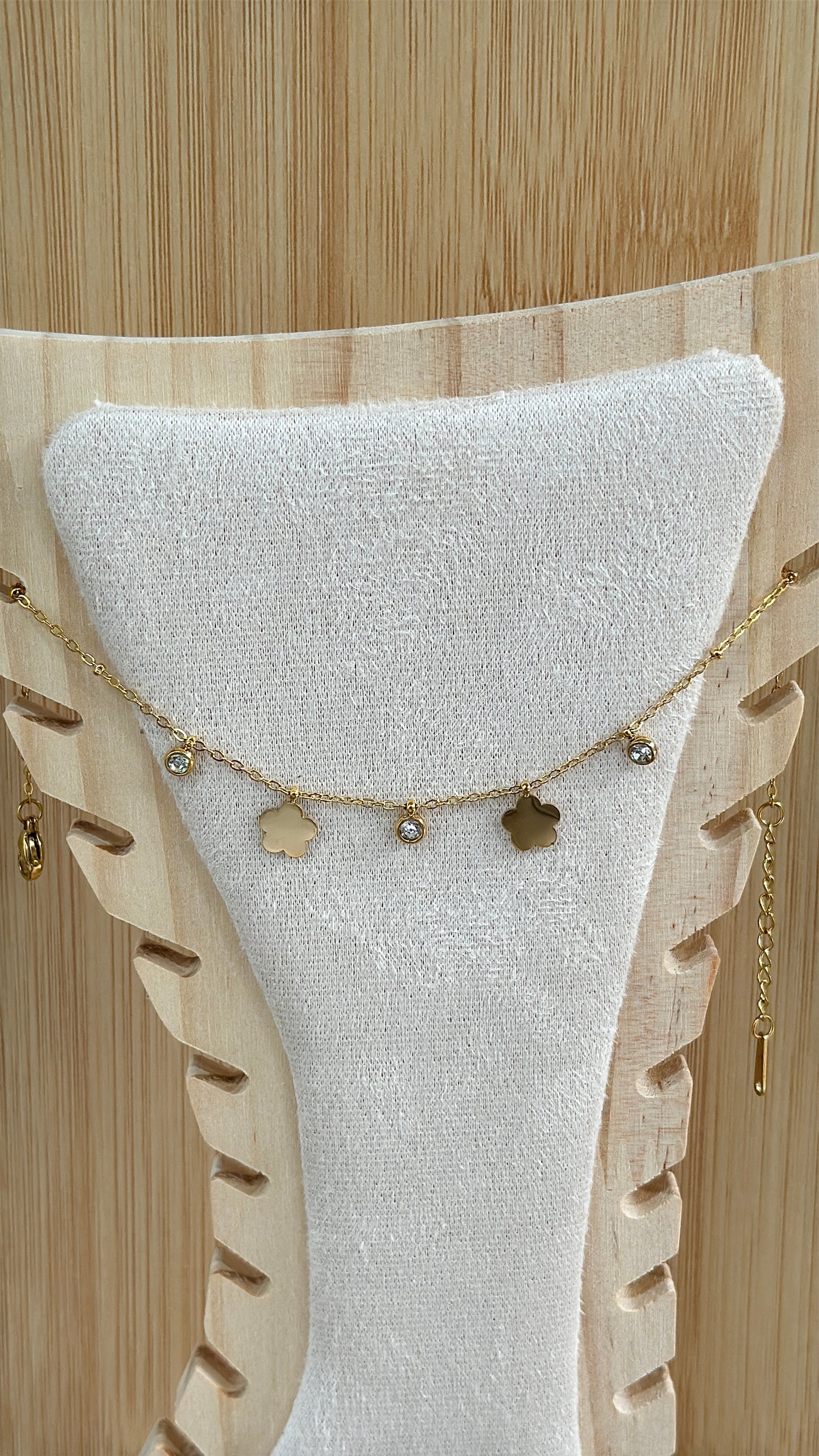 Flower Anklets pair