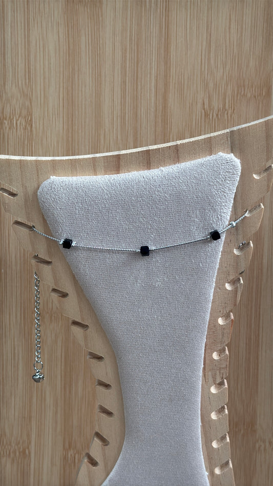 Silver anklet