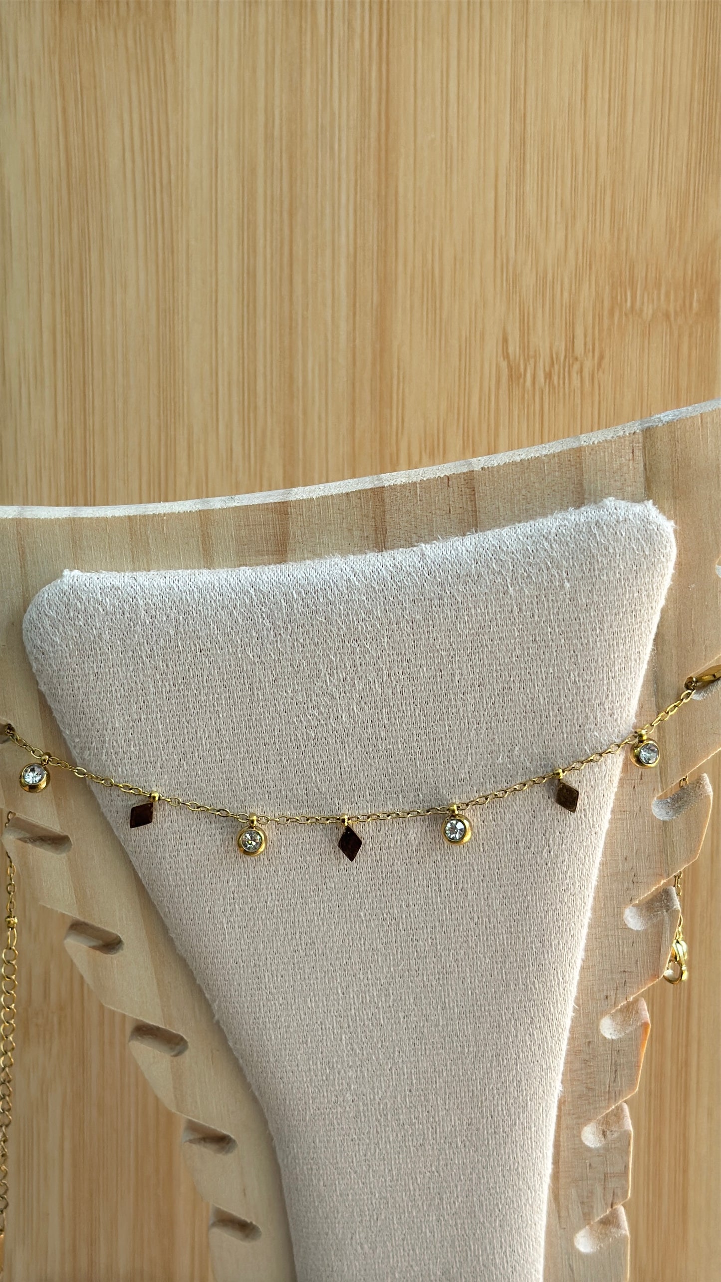Livia anklet pair