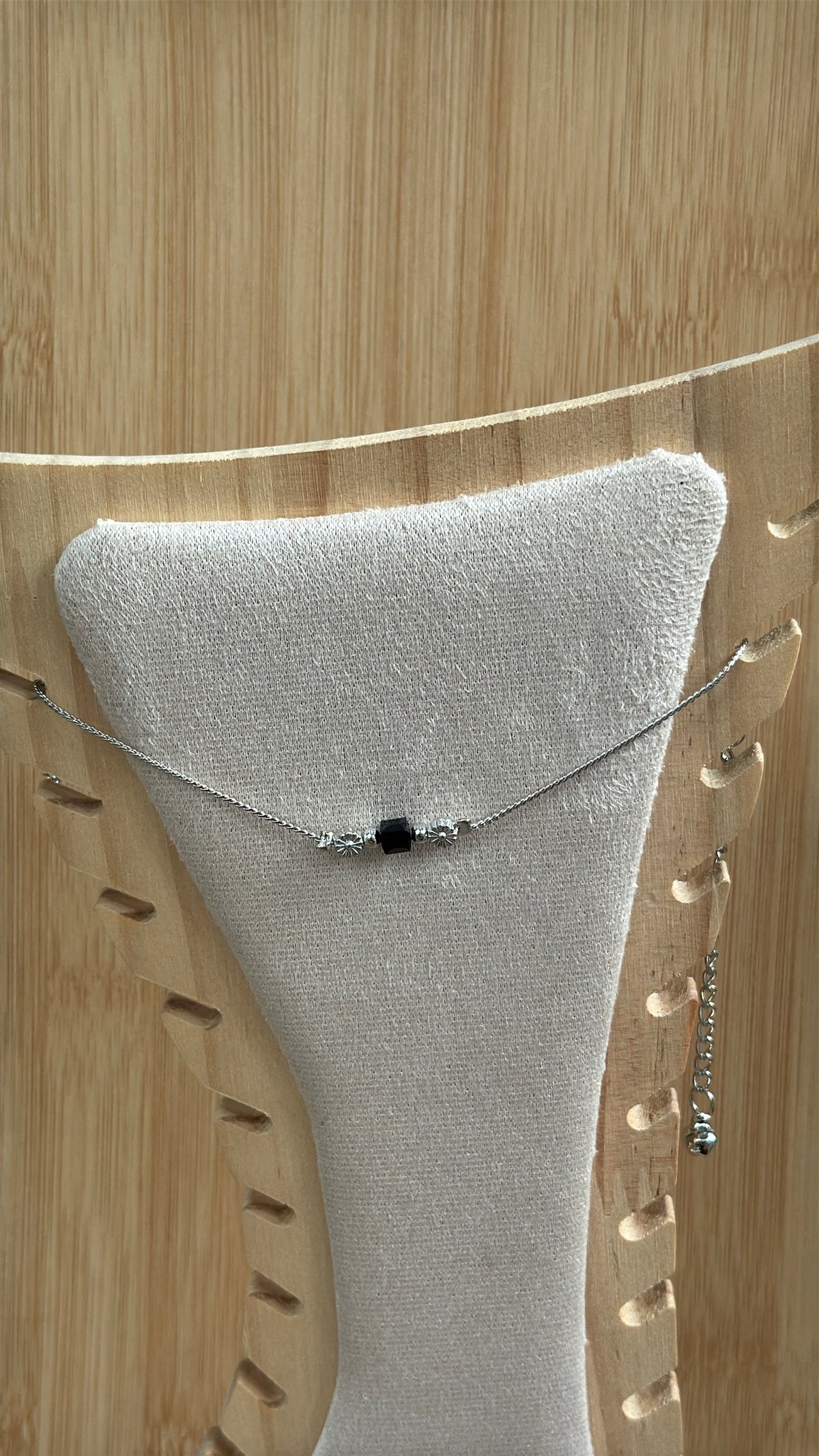 Silver anklet