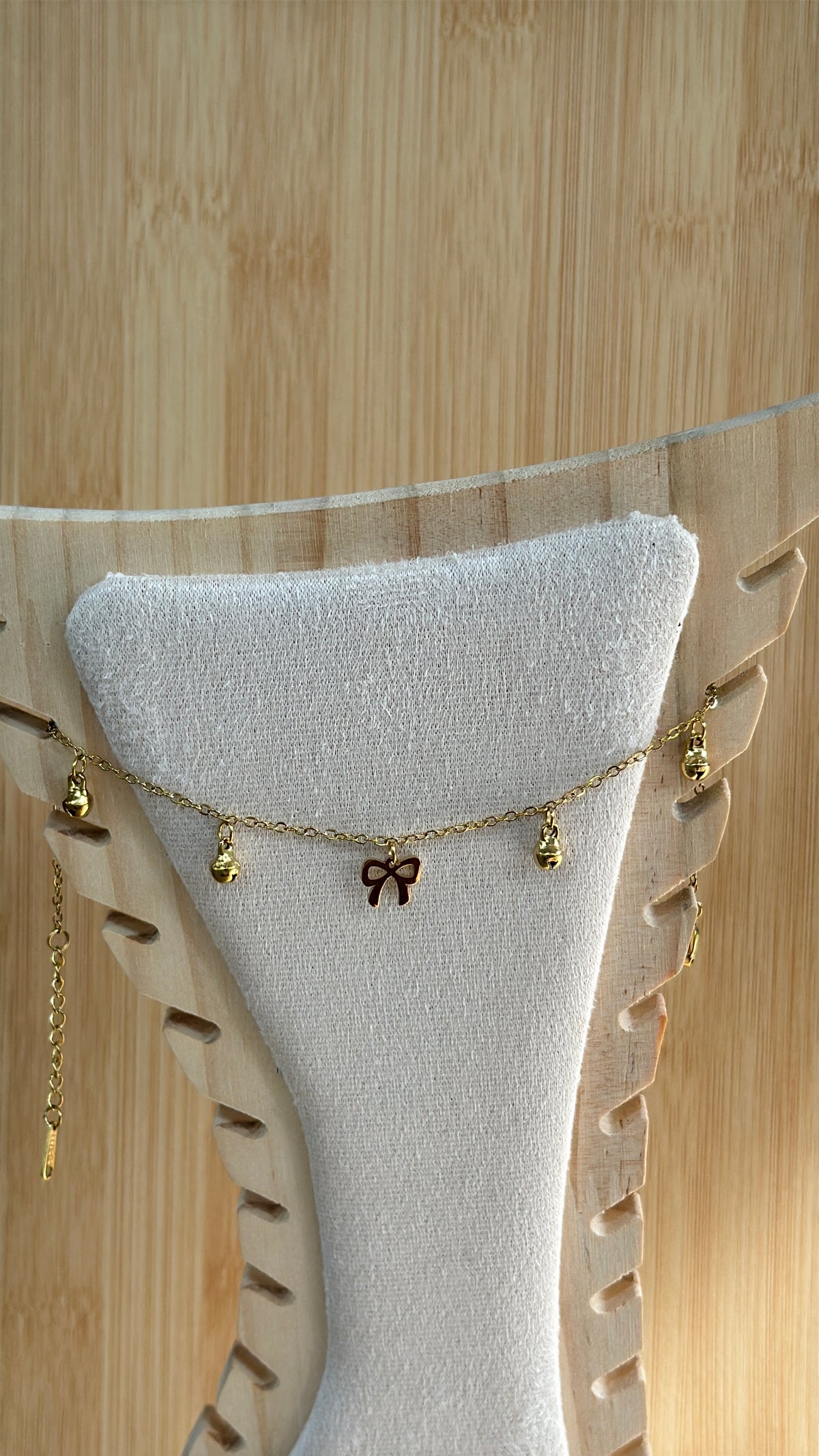Bow Anklet Pair