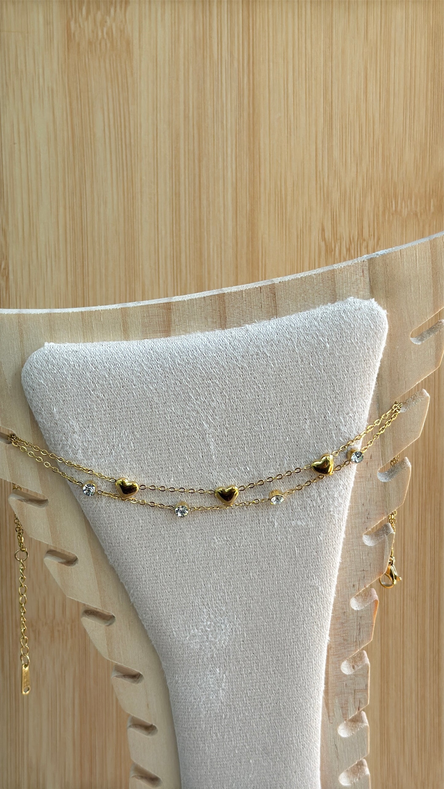 Nia anklet pair