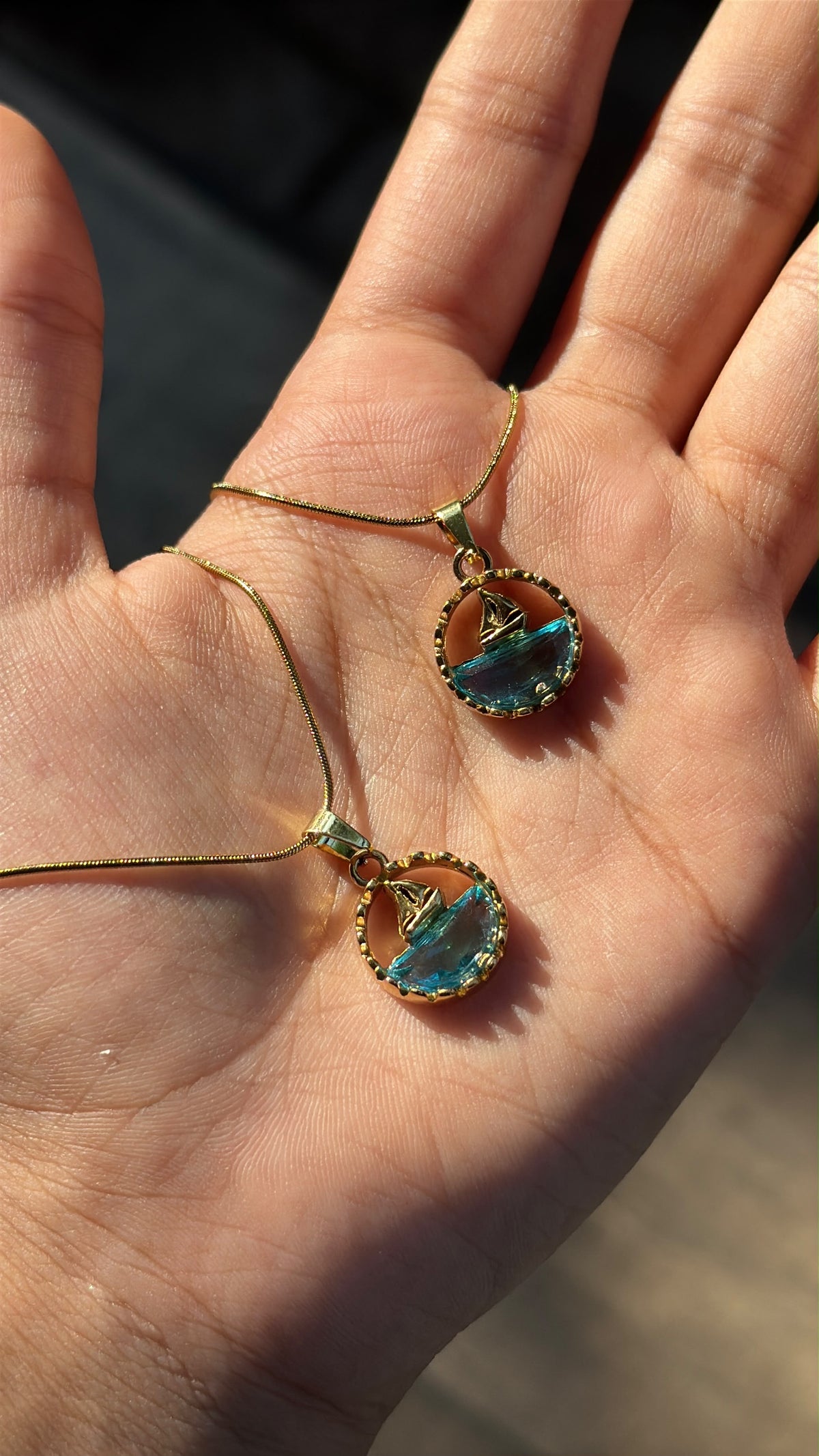 Ocean pearl pendant