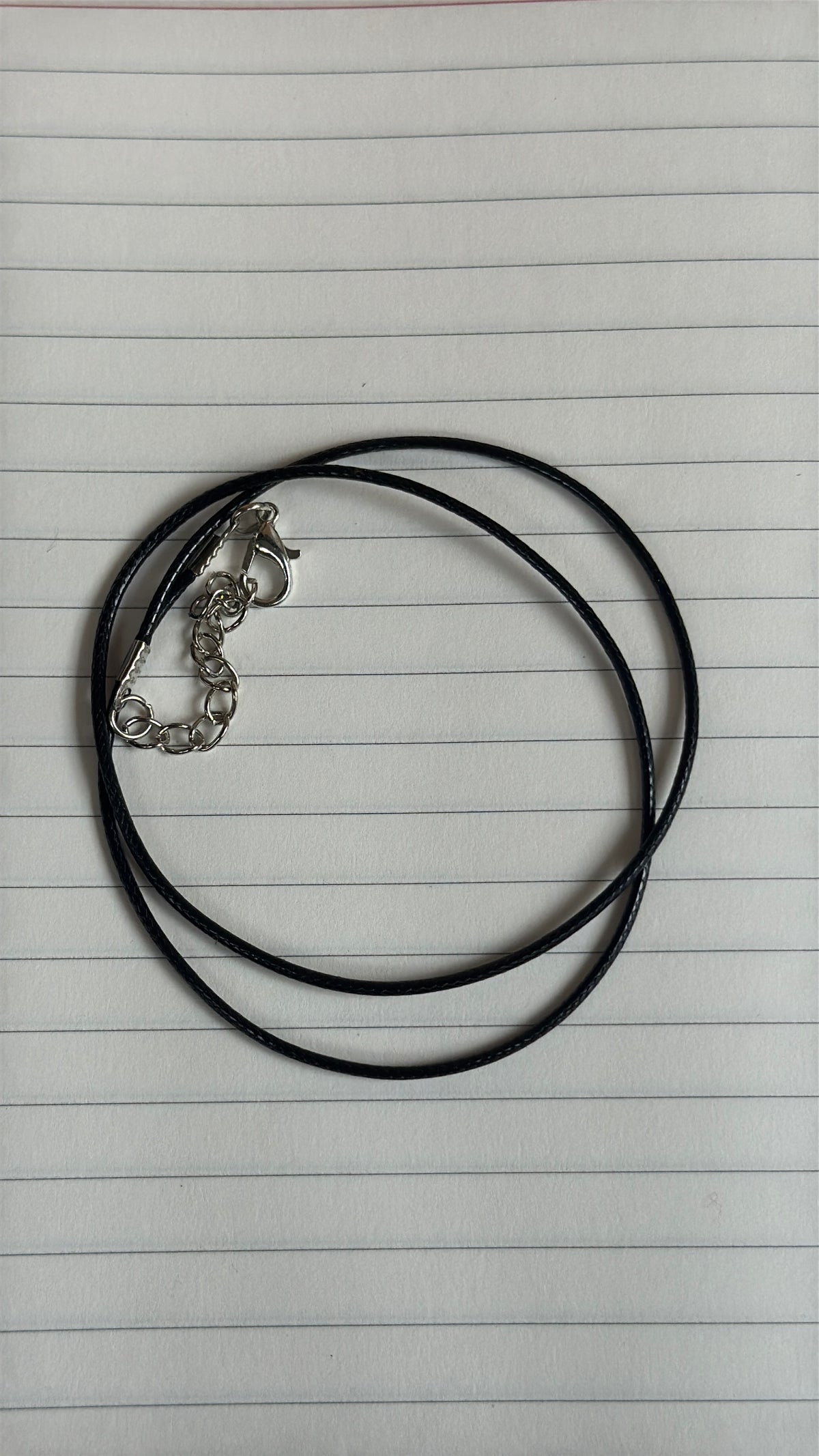 Black cord bracelet