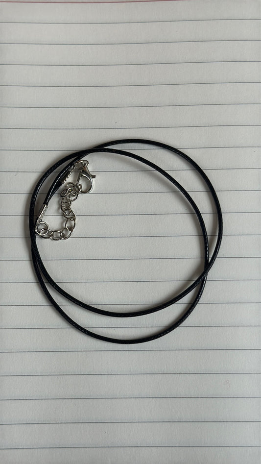 Black cord bracelet