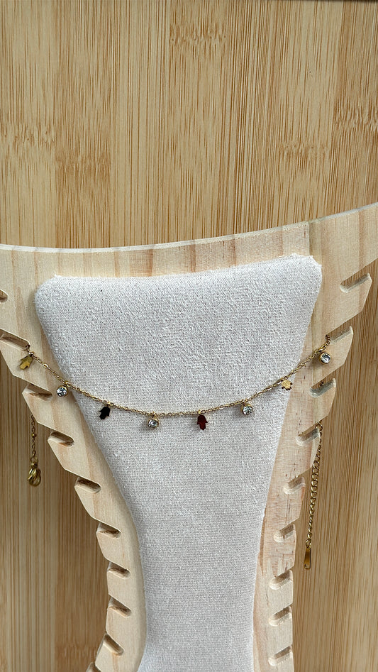 charm anklet pair