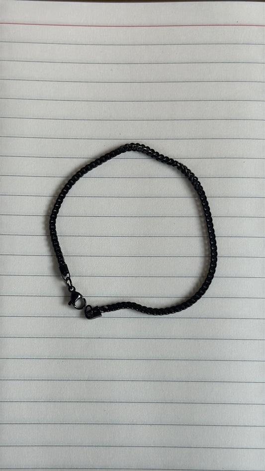 Black chain bracelet