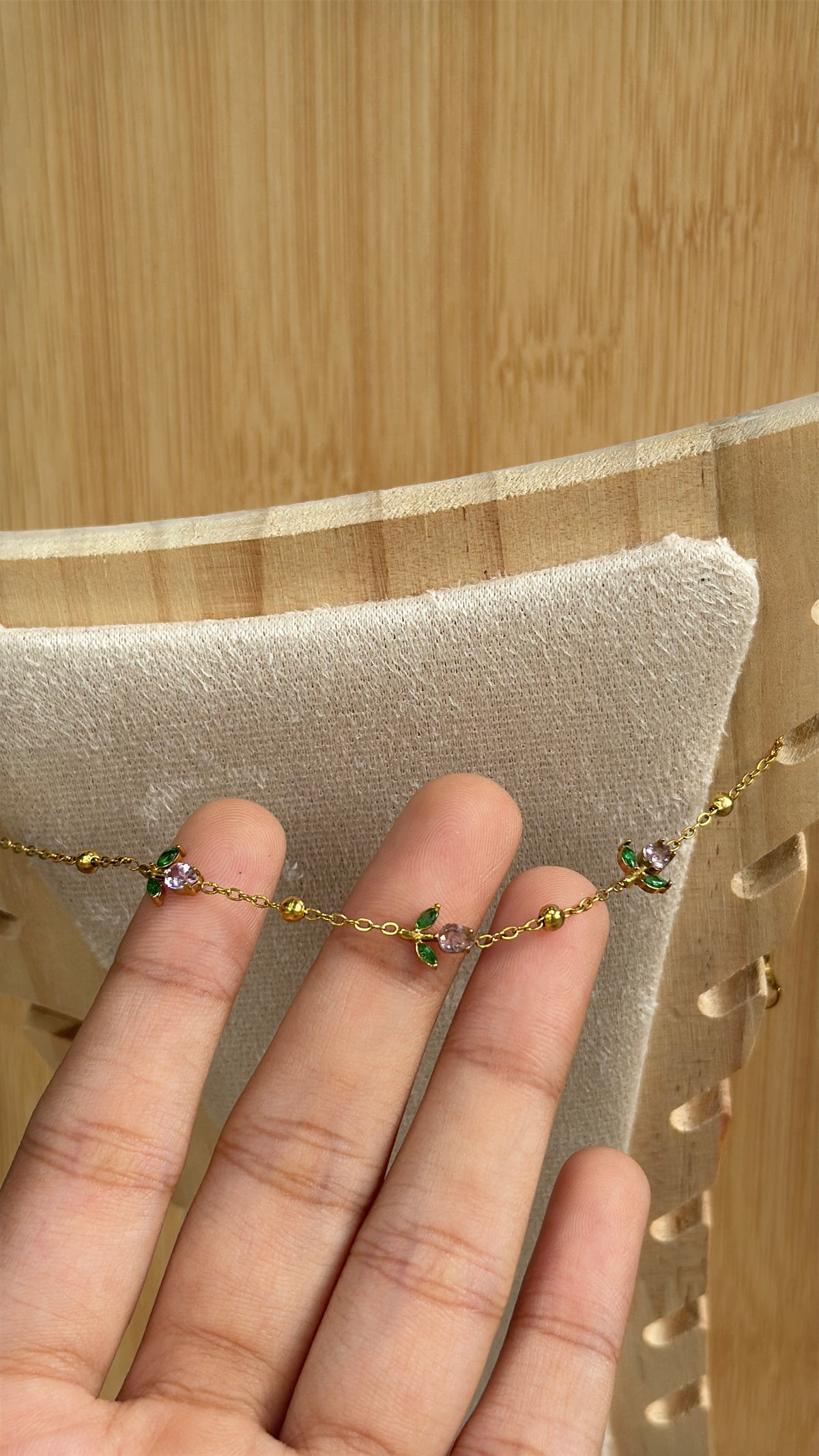 Tulip anklet