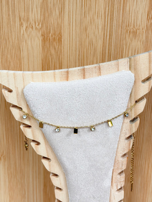 Brick anklet pair