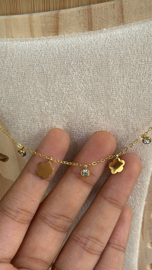 Flower Anklets pair