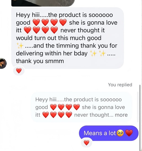 Customer review screenshot